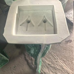 concrete molds for porch goose statue-1