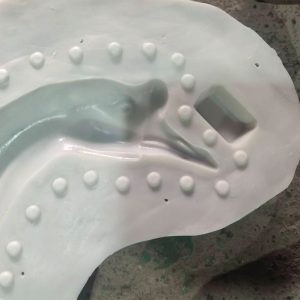 concrete molds for porch goose statue-3