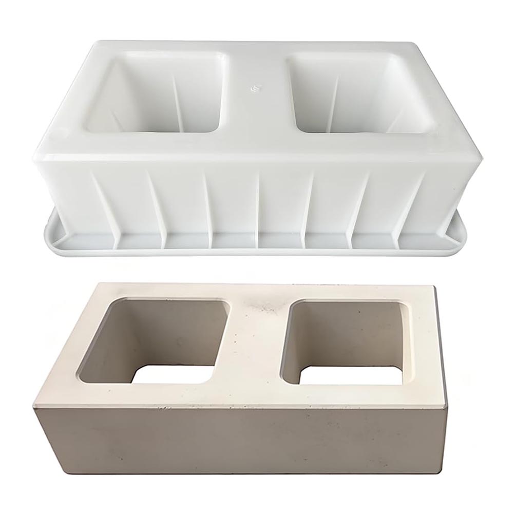 LCMOLDS concrete hollow block mold 40x20x12cm