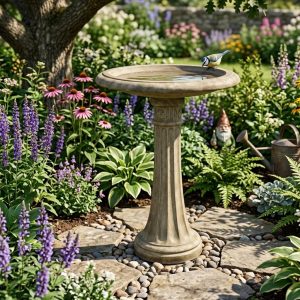 36 Grecian Bird Bath Concrete Molds Set-7