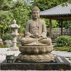 Concrete RULAI buddha statue molds-1